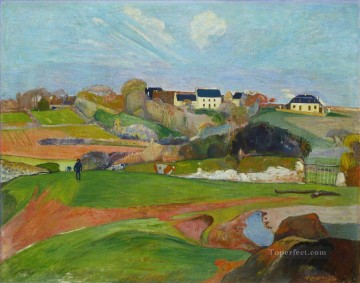 Paisaje en Le Pouldu Paul Gauguin Pinturas al óleo